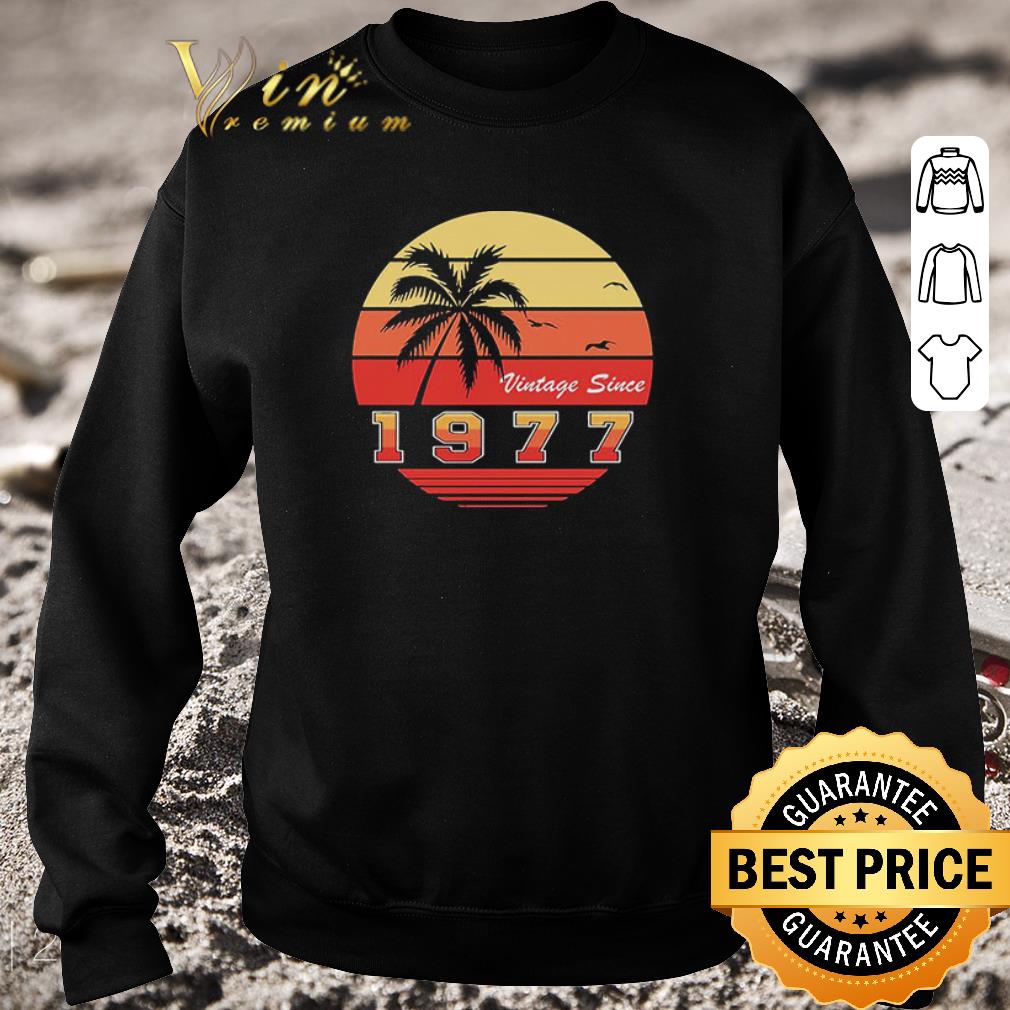 Awesome Vintage Since 1977 Retro shirt abef6a92 awesome vintage since 1977 retro shirt 4 - Awesome Vintage Since 1977 Retro shirt
