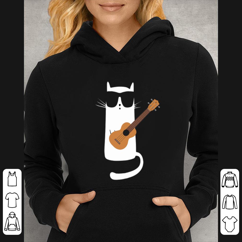 Pretty Cat Wearing Sunglasses Playing Ukulele shirt ae194caa pretty cat wearing sunglasses playing ukulele shirt 4 - Pretty Cat Wearing Sunglasses Playing Ukulele shirt