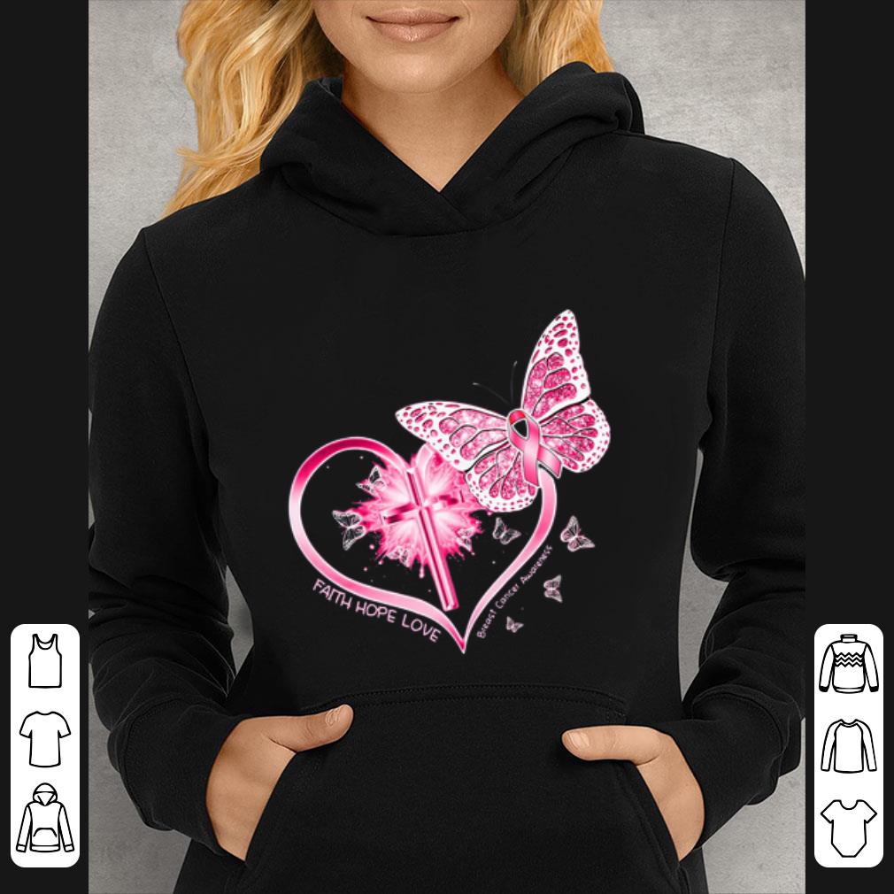 b3da0917 top butterflies heart faith hope love breast cancer awareness shirt 4 - Top Butterflies heart faith hope love breast cancer awareness shirt