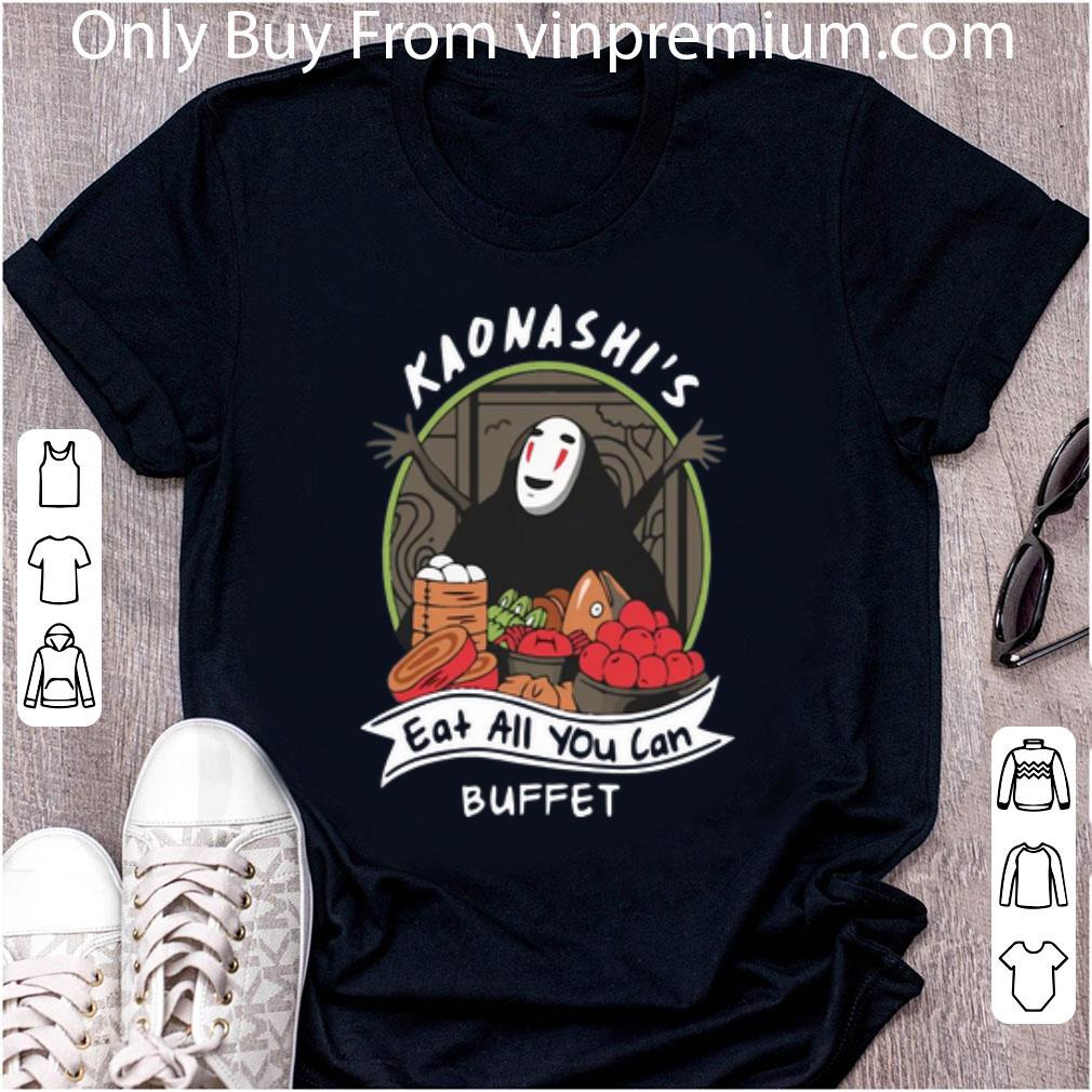 Great Kaonashi’s Eat All You Can Buffet Spirited Away shirt