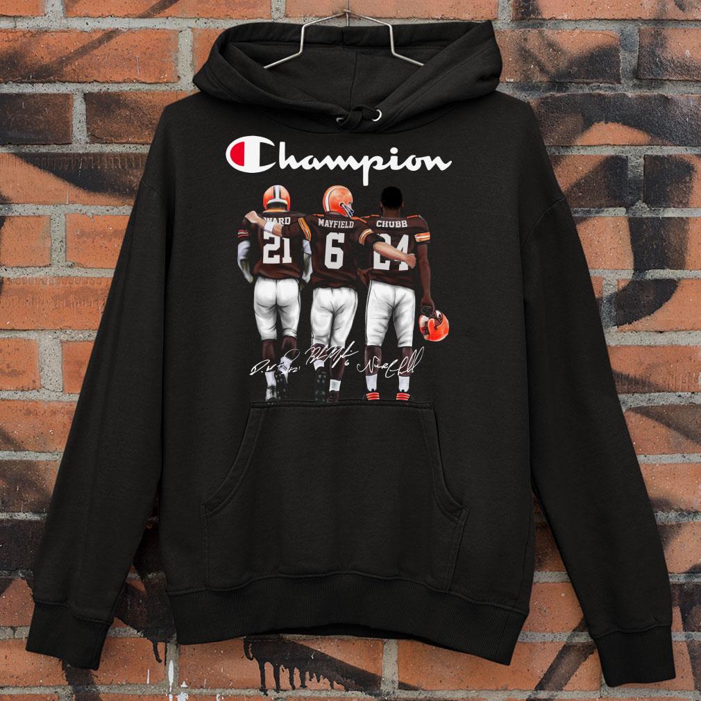 Premium Logo Champion Cleveland Browns Baker Mayfield Denzel Ward Nick Chubb Signed shirt be7d6f1f logo champion cleveland browns baker mayfield denzel ward nick chubb signed shirt 4 - Premium Logo Champion Cleveland Browns Baker Mayfield Denzel Ward Nick Chubb Signed shirt