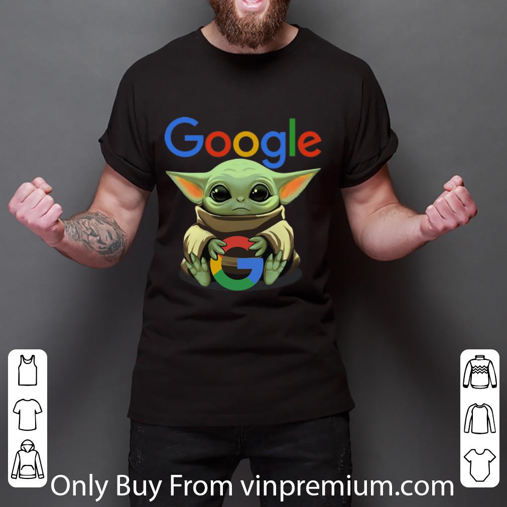 Original Star Wars Baby Yoda Hug Google shirt Original Star Wars Baby Yoda Hug Google shirt