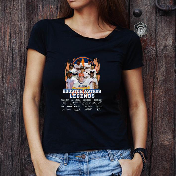 Great Houston Astros Legends Nolan Ryan Jeff Bagwell Craig Biggio Signatures shirt