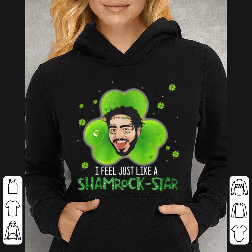 e137b9f0 pretty post malone i feel just like a shamrock star st patrick s day shirt 4 - Pretty Post Malone I Feel Just Like A Shamrock-Star St Patrick’s Day shirt