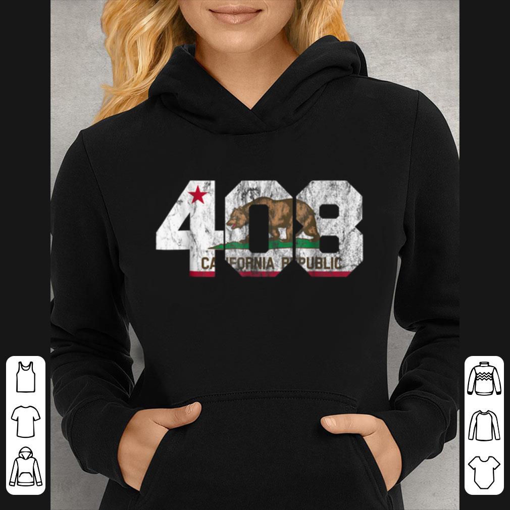 e8be5141 awesome area code 408 california republic shirt 4 - Awesome Area Code 408 California Republic shirt