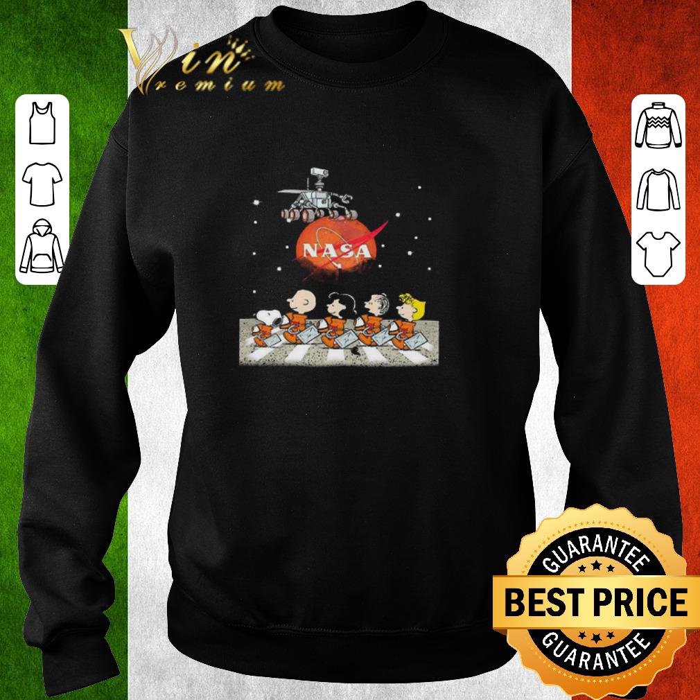 0b7dd9de original the peanuts abbey road nasa mars shirt 4 - Original The Peanuts Abbey Road NASA Mars shirt