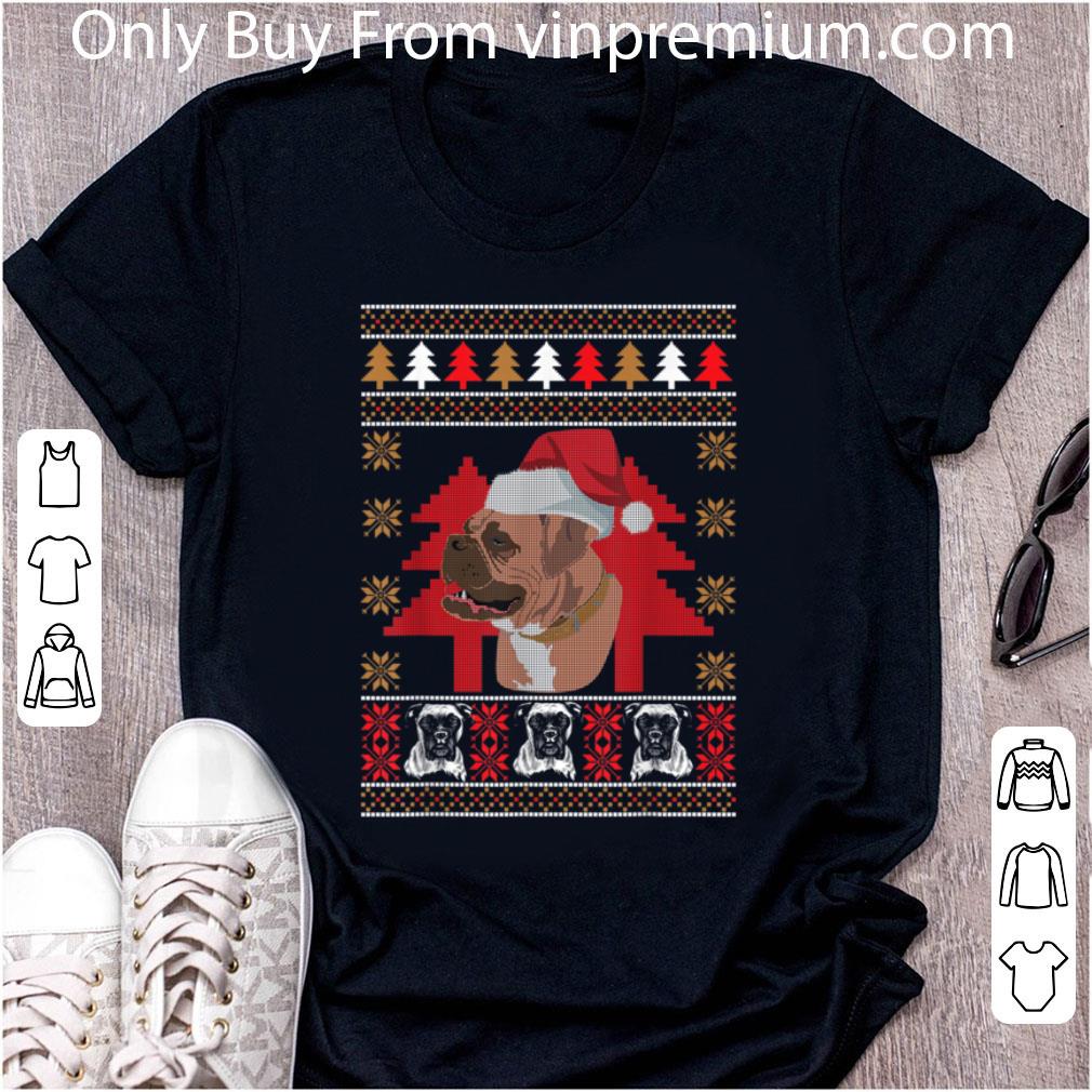 Hot Boxer Ugly Christmas Funny Holiday Dog Lover shirt