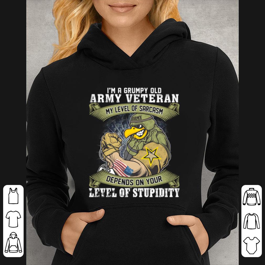 3f68cdfb official i m a grumpy old army veteran my level of sarcasm depends on your level of stupidity shirt 4 - Official I'm A Grumpy Old Army Veteran My Level Of Sarcasm Depends On Your Level Of Stupidity shirt