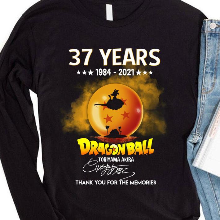 Official Son Goku 37 Years Of 1984-2021 Dragon Ball Z Signature Thank You For The Memories Shirt f91c997a son goku 37 years of 1984 2021 dragon ball z signature thank you for the memories shirt 4 - Official Son Goku 37 Years Of 1984-2021 Dragon Ball Z Signature Thank You For The Memories Shirt