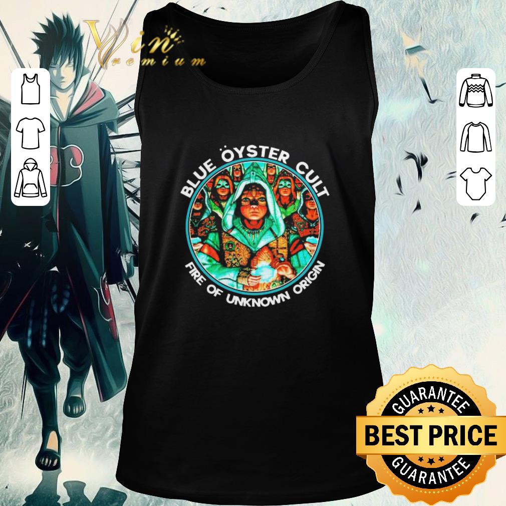 Awesome Blue öyster cult fire of unknown origin shirt