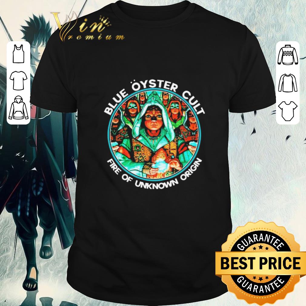 Awesome Blue öyster cult fire of unknown origin shirt