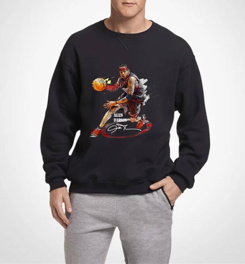 Allen Iverson Philadelphia,Hardwood Classics Throwback NBA Swingman Shirt Vintage