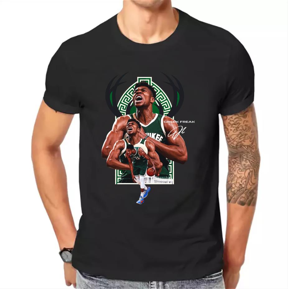 Greek Freak Shirt, Giannis Antetokounmpo Milwaukee Bucks Shirt Vintage