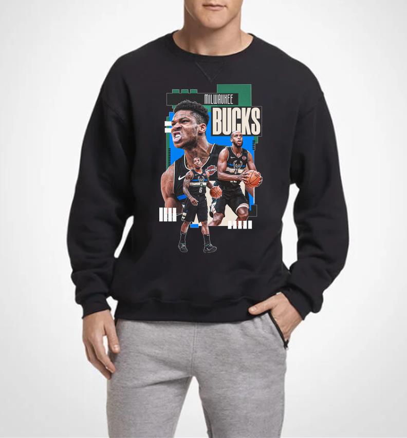 Milwaukee Bucks Shirt, Giannis Antetokounmpo, Basketball Shirt, Unisex T-shirt Sweatshirt Hoodie, Shirt for Man Woman, Fan Gift Shirt Vintage