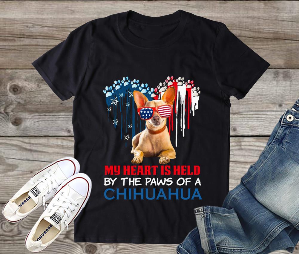 My Heart Is Held By Paws Of A Chihuahua Shirt, Chihuahua Shirt, Men Shirt