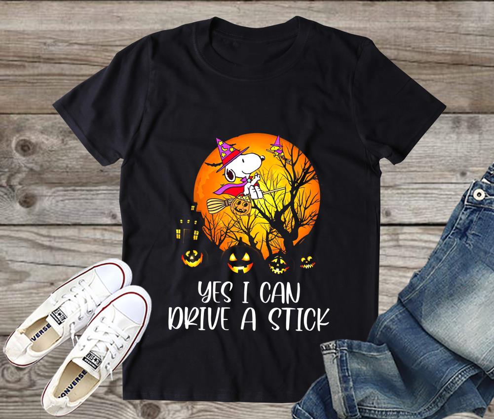 Yes I Can Drive A Stick Snoopy Halloween Shirt, Halloween Shirt, Snoopy Shirt, Men Shirt