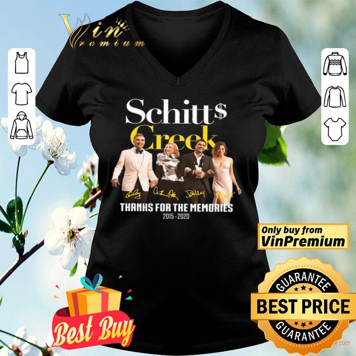 Schitt Creek Signature Thanks For The Memories 2015 2020 shirt Schitt Creek Signature Thanks For The Memories 2015 2020 shirt