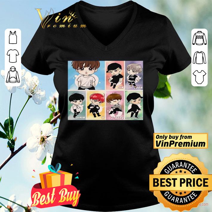 Chibi BTS band member shirt