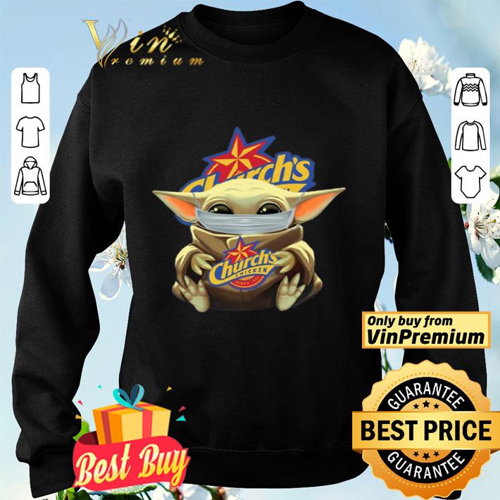 Baby Yoda Face Mask Church’s Chicken shirt Baby Yoda Face Mask Church’s Chicken shirt