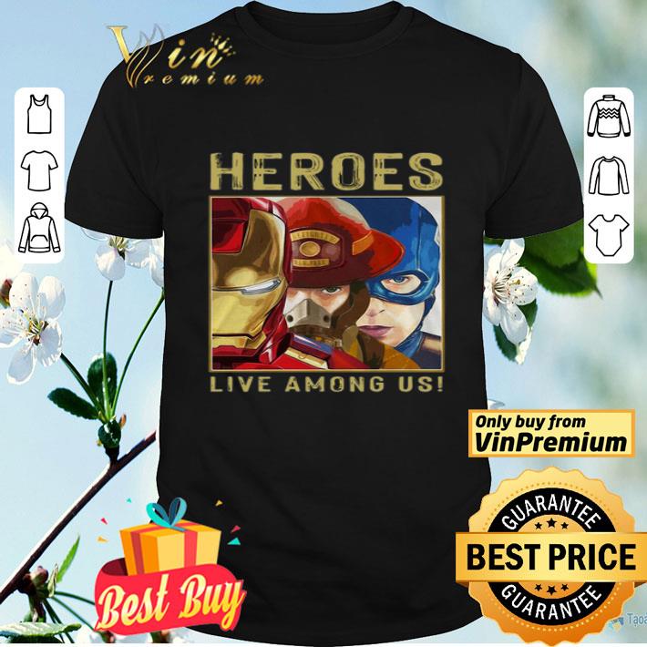 Firefighter Heroes Live among US shirt