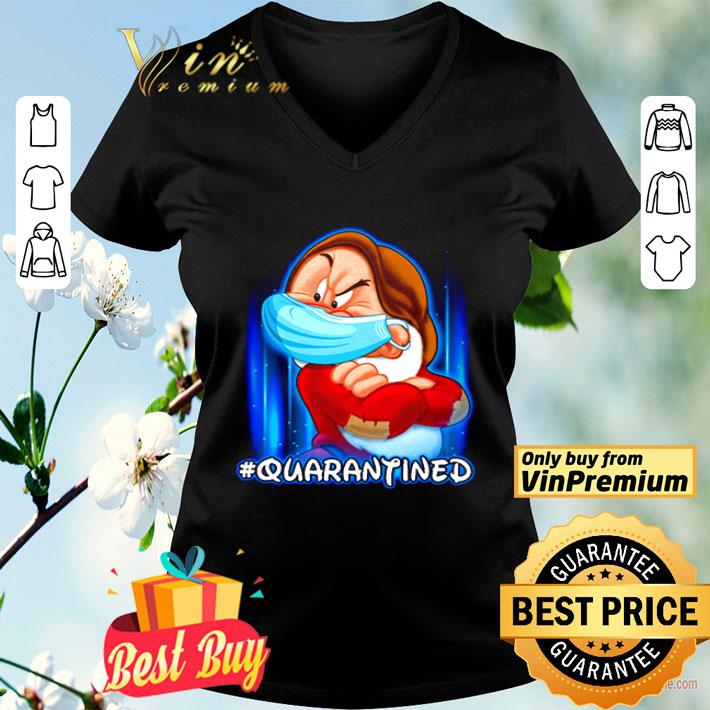 Snow White and Seven Dwarfs Grumpy face mask #quarantined Coronavirus shirt