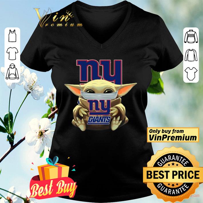 Baby Yoda Face Mask New York Giants Football shirt