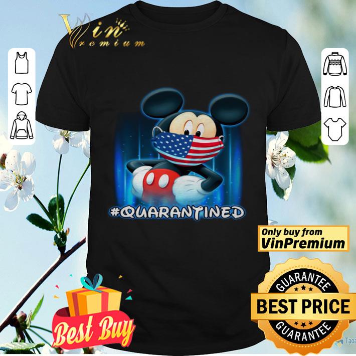 Mickey Mouse Face Mask Quarantined shirt