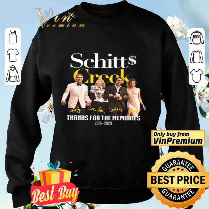 Schitt Creek Signature Thanks For The Memories 2015 2020 shirt Schitt Creek Signature Thanks For The Memories 2015 2020 shirt