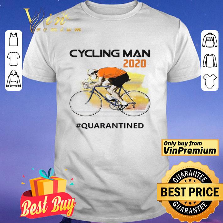 Cycling Man Mask 2020 Quarantined Coronavirus shirt