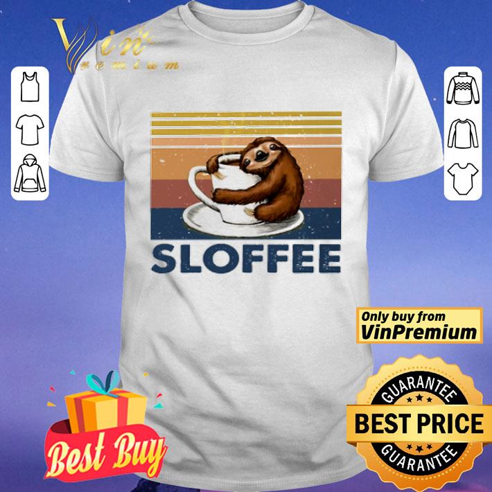 Sloth hug coffee cloffee shirt