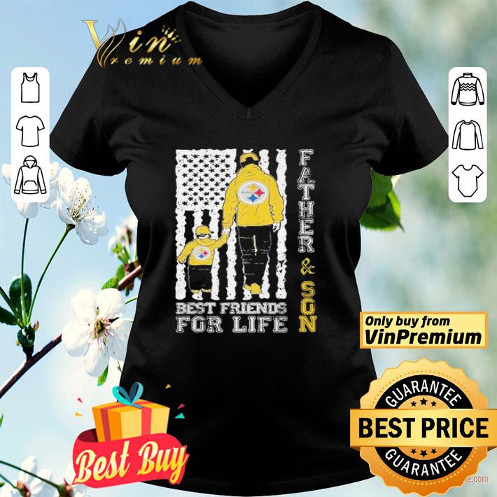 Pittsburgh Steelers Father And Son Best Friends For Life Independence Day shirt