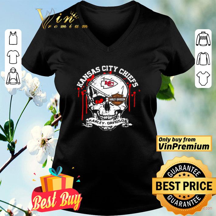 Skull Kansas City Chiefs Motor Harley-Davidson Company shirt Skull Kansas City Chiefs Motor Harley-Davidson Company shirt