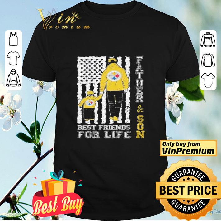 Pittsburgh Steelers Father And Son Best Friends For Life Independence Day shirt