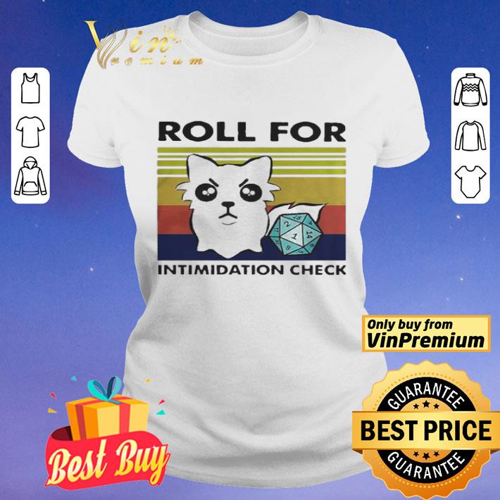 Fox Roll For Intimidation Check Vintage shirt