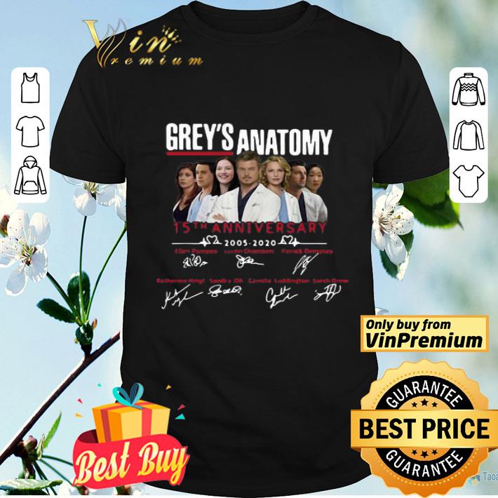 Grey’s Anatomy 15th anniversary 2005 2020 shirt