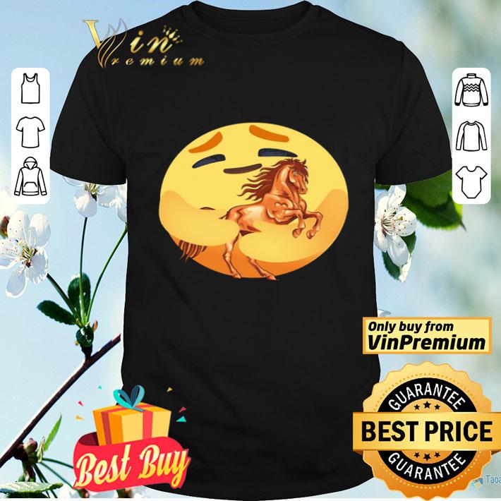 Facebook care emoji hug horse shirt