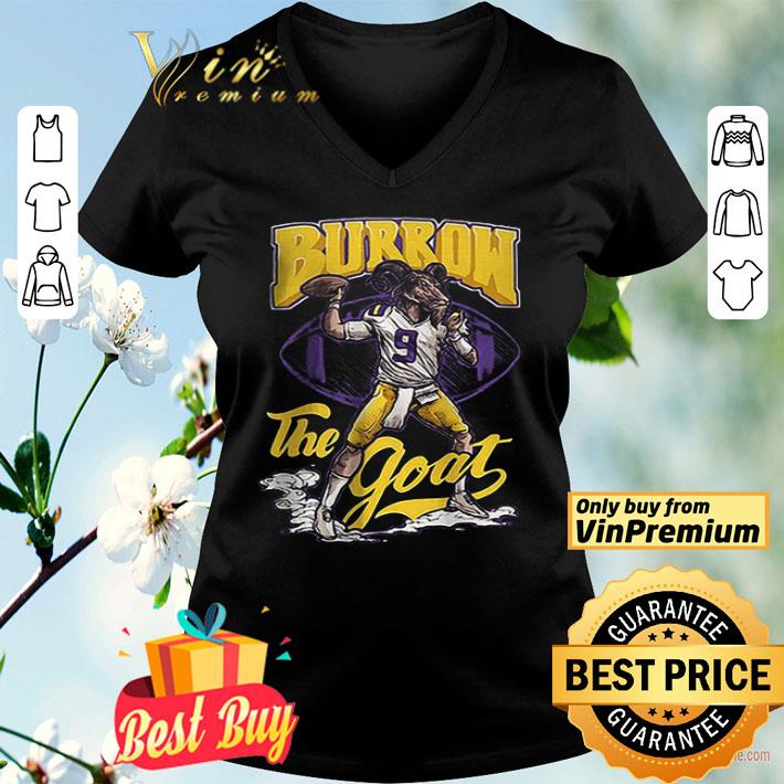 LSU Tigers Joe Burrow The Goat shirt