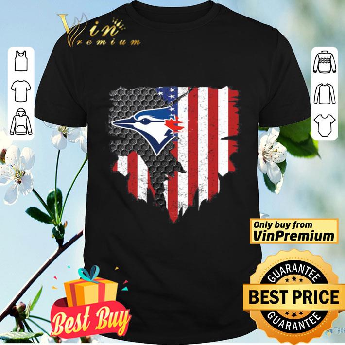 Toronto Blue Jays Inside American Flag shirt