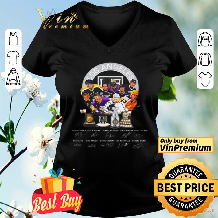 Los Angeles Kings NHL players signatures shirt