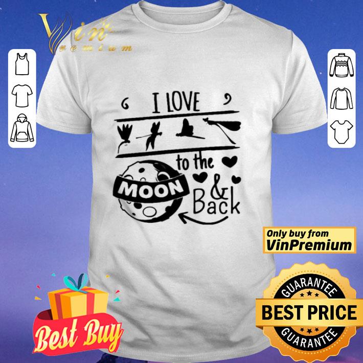 Dragonfly I love to the and back moon shirt