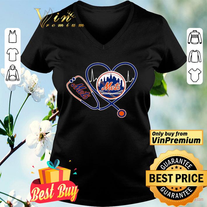 Stethoscope New york mets ladies shirt