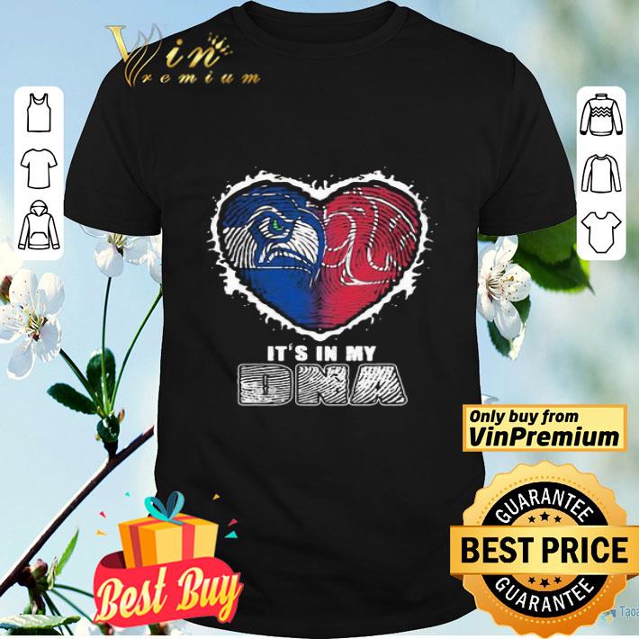 Seattle seahawks and washington state cougars it’s in my dna shirt