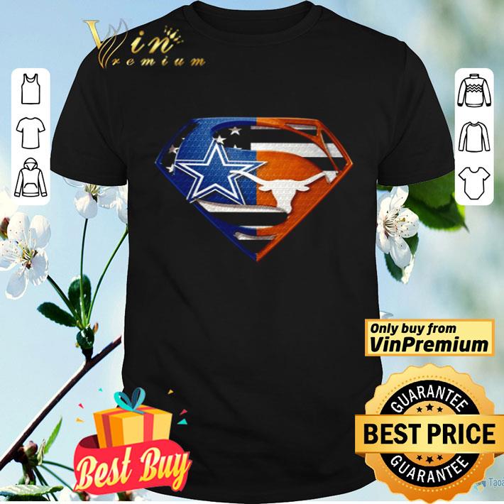 Superman Dallas Cowboys vs Texas Longhorns shirt