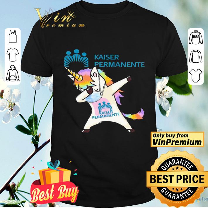 Unicorn mask dabbing kaiser permanente shirt