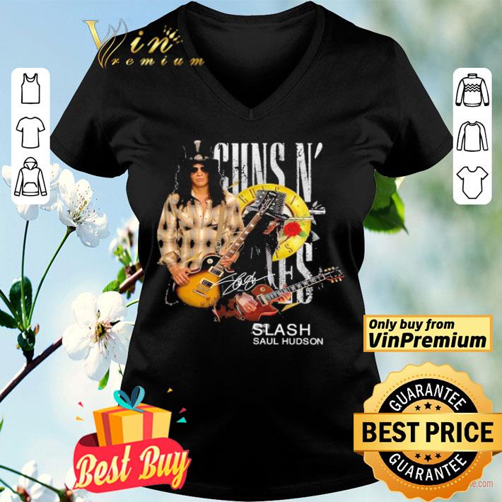 Guns N Roses Slash Saul Hudson signature shirt