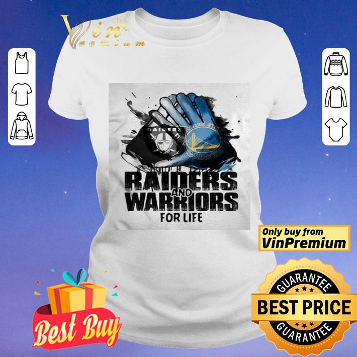 Oakland Raiders and golden state warriors for life art shirt