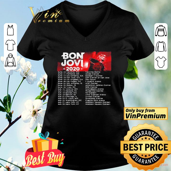 Bon Jovi 2020 Bryan Adams 2020 summer tour shirt