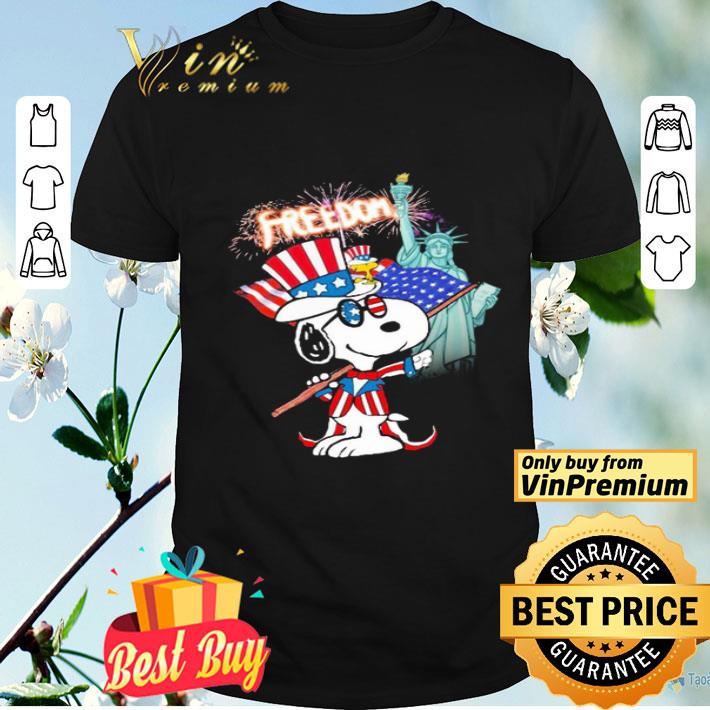 Snoopy Flag Day freedom shirt