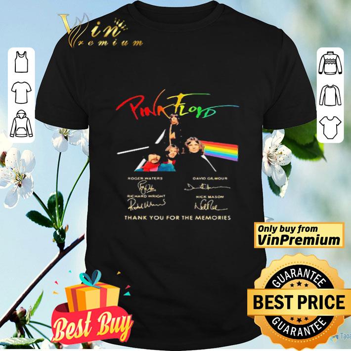 Pink Floyd Band Signatures Thank You For The Memories shirt