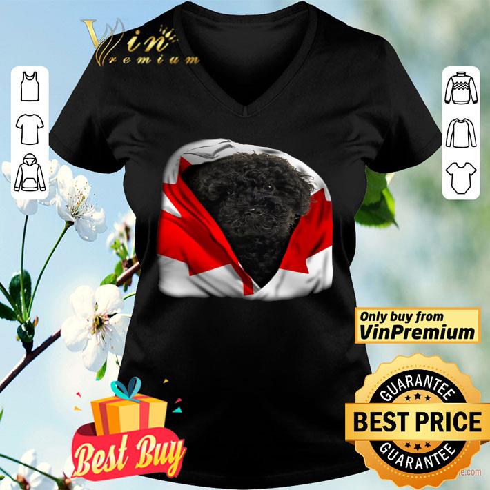 Labradoodle Cape Canada Flag shirt